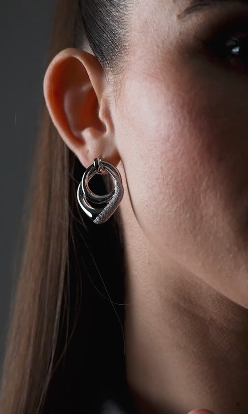 Paul Valentine Crystal Galaxy Earrings Neueste Stile