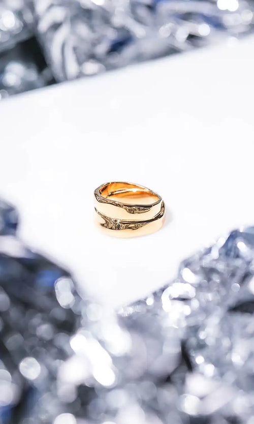 Paul Valentine Molten Ring Bis zu 55% Rabatt