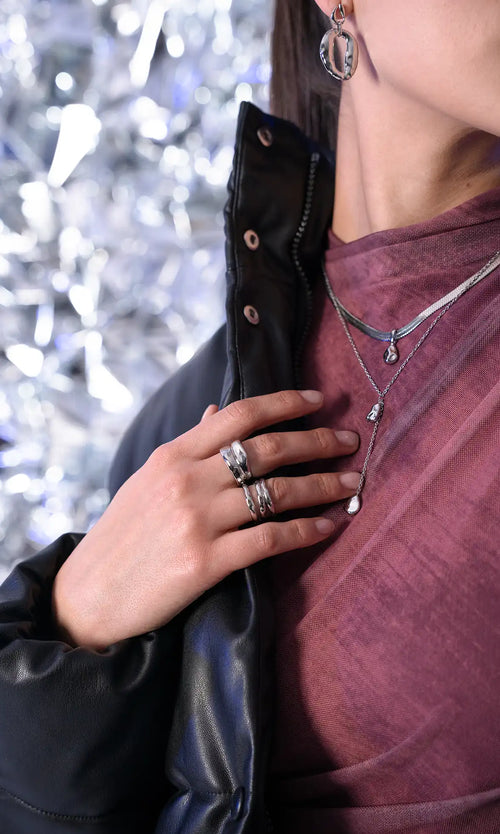 Paul Valentine Molten Triple Ring Discount Store für neue Produkte
