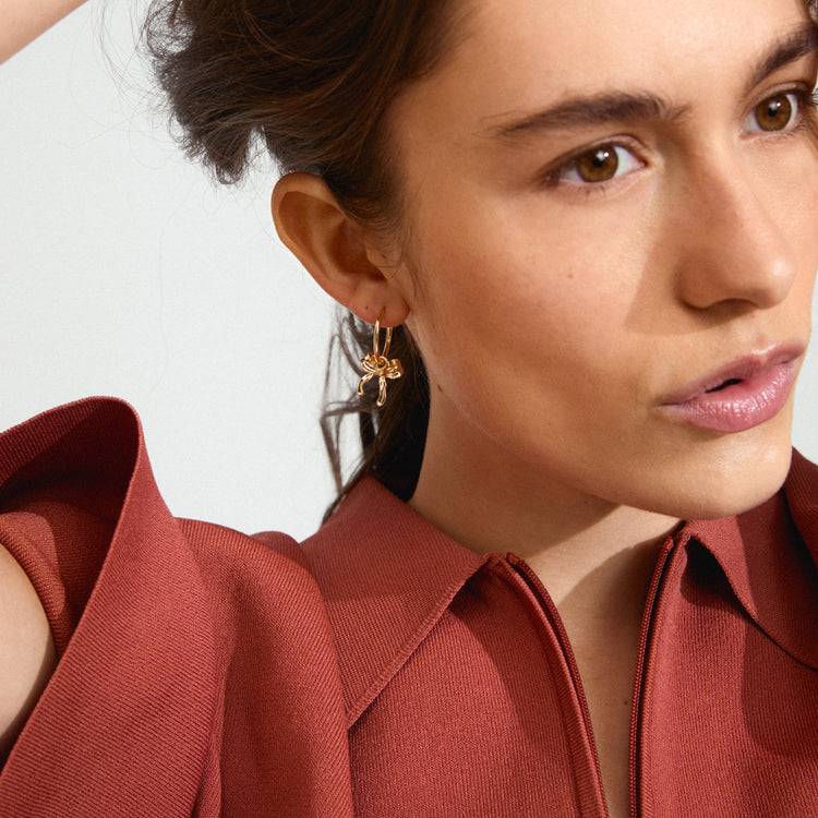 Pilgrim CASSIAN recycelte Creolen vergoldet Super Sparpreis