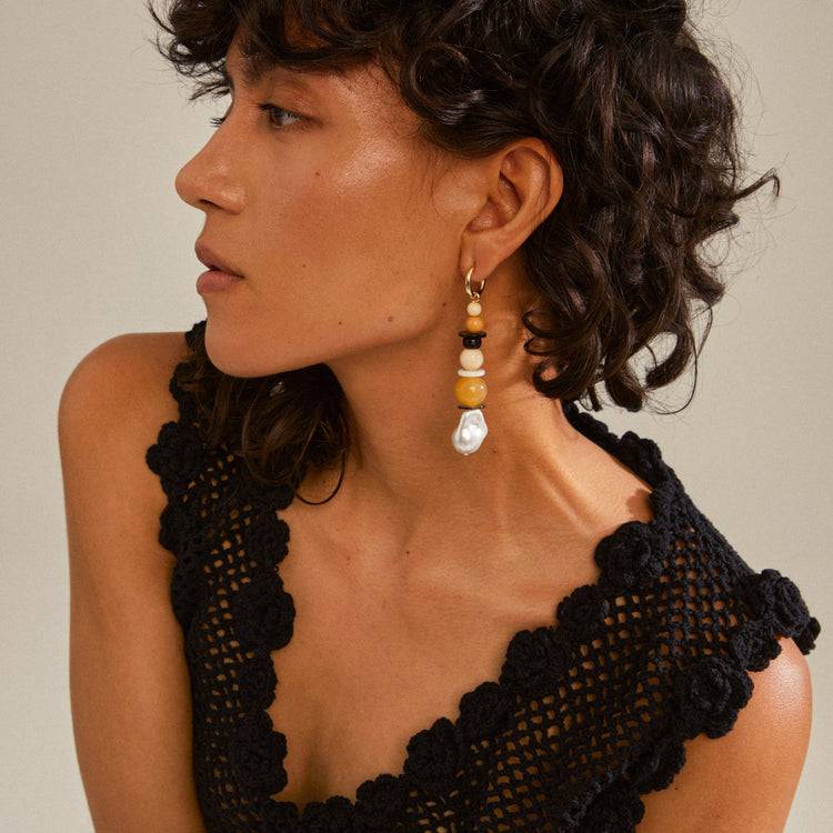 Pilgrim NAILA Ohrringe mehrfarbig/vergoldet Black Friday Preise