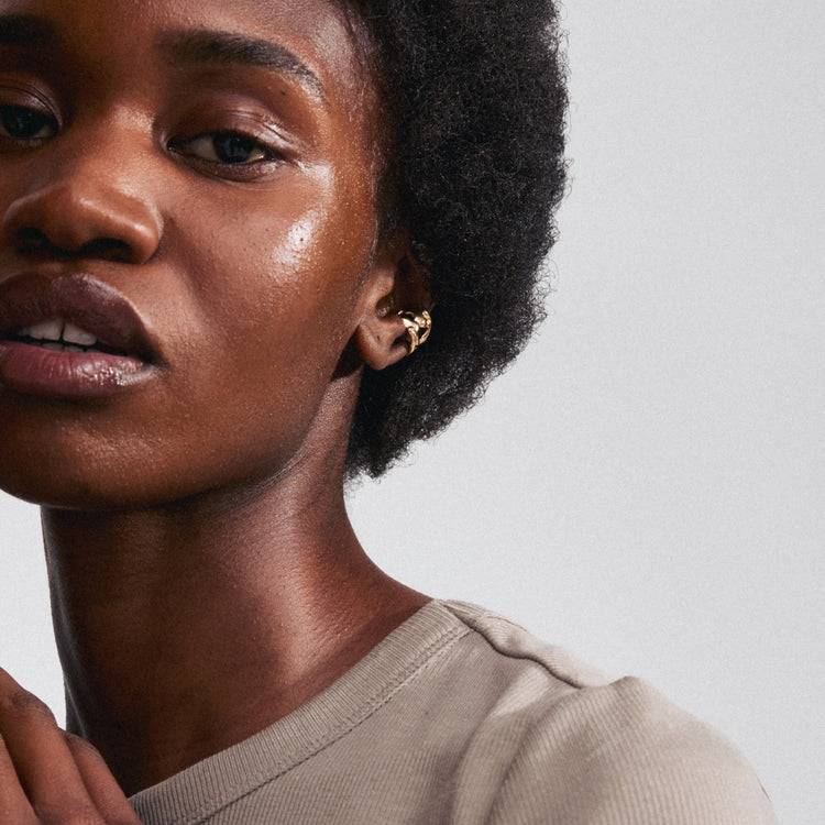 Pilgrim ZENA recycelter Ear Cuff vergoldet Fabrikpreis