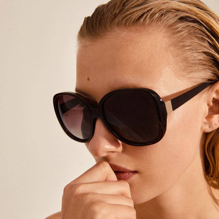 Pilgrim PARKER Oversized-Retro-Sonnenbrille, Braun Preisnachlass