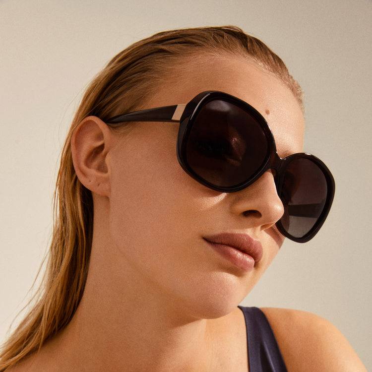 Pilgrim PARKER Oversized-Retro-Sonnenbrille, Braun Preisnachlass