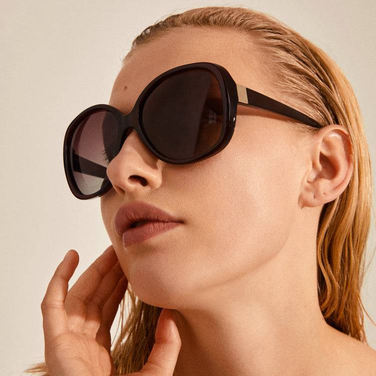 Pilgrim PARKER Oversized-Retro-Sonnenbrille, Braun Preisnachlass
