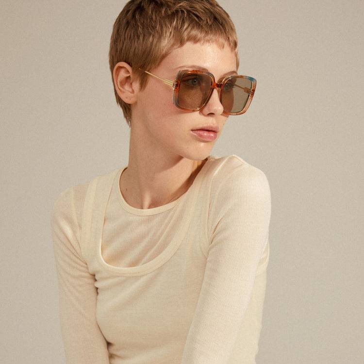 Pilgrim ALIET Sonnenbrille Mehrfarbig/Gold Cyber Monday