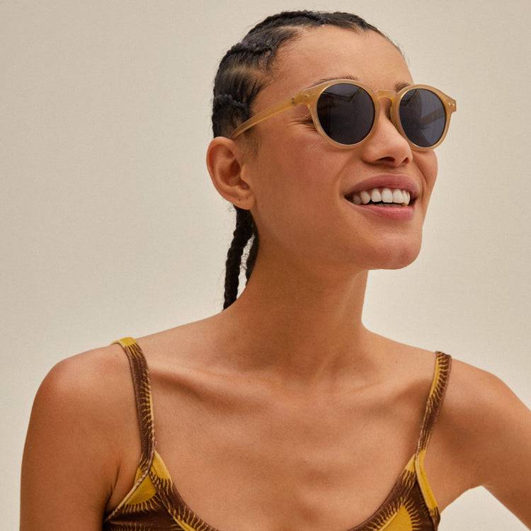 Pilgrim KYRIE Sonnenbrille Hellbraun/Gold Osterangebot