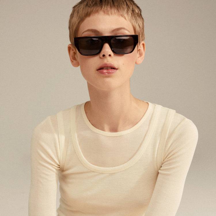 Pilgrim ENIEL Recycelte Sonnenbrille Schildpatt-Braun/Gold Online Outlet