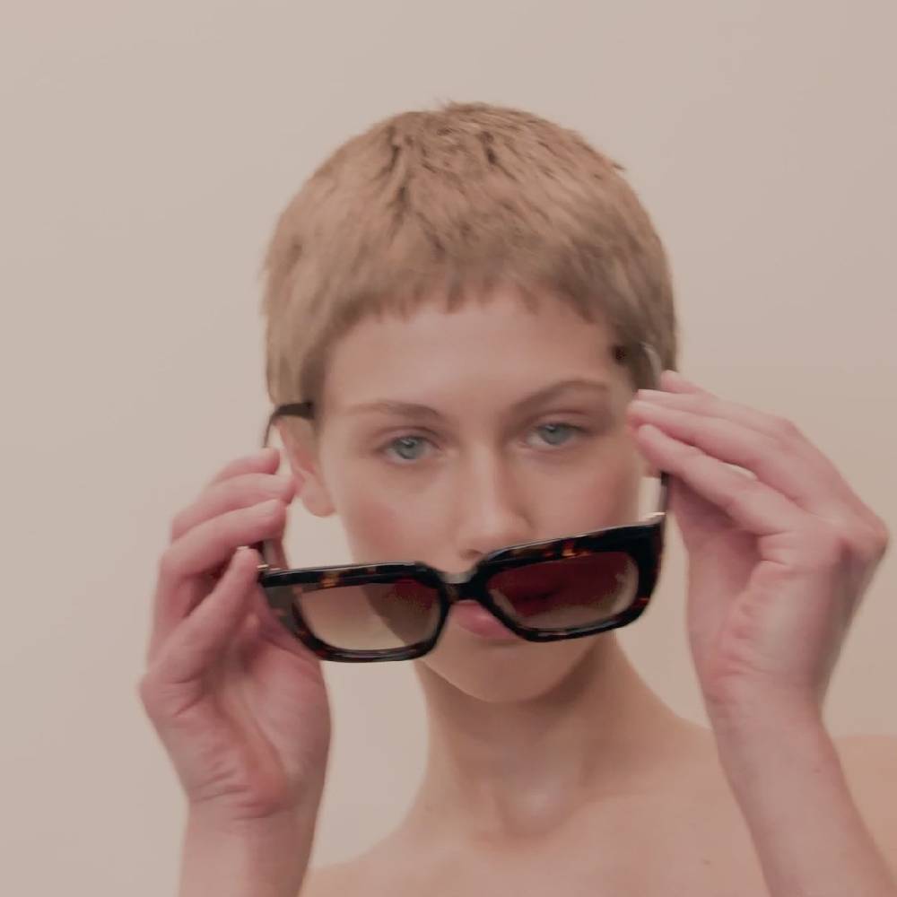 Pilgrim ENIEL Recycelte Sonnenbrille Schildpatt-Braun/Gold Online Outlet