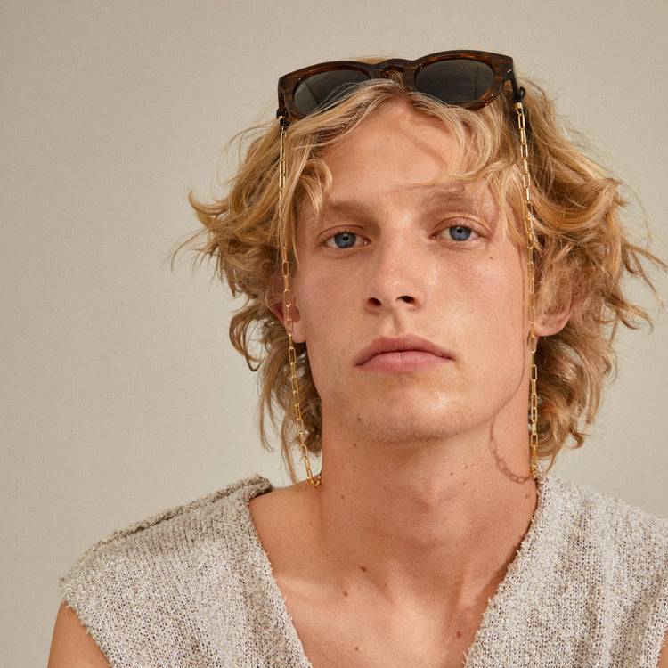 Pilgrim PAOLA recycelte Sonnenbrillenkette, vergoldete Angebote