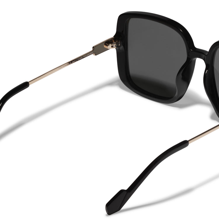 Pilgrim ALIET Sonnenbrille Schwarz/Gold im Angebot