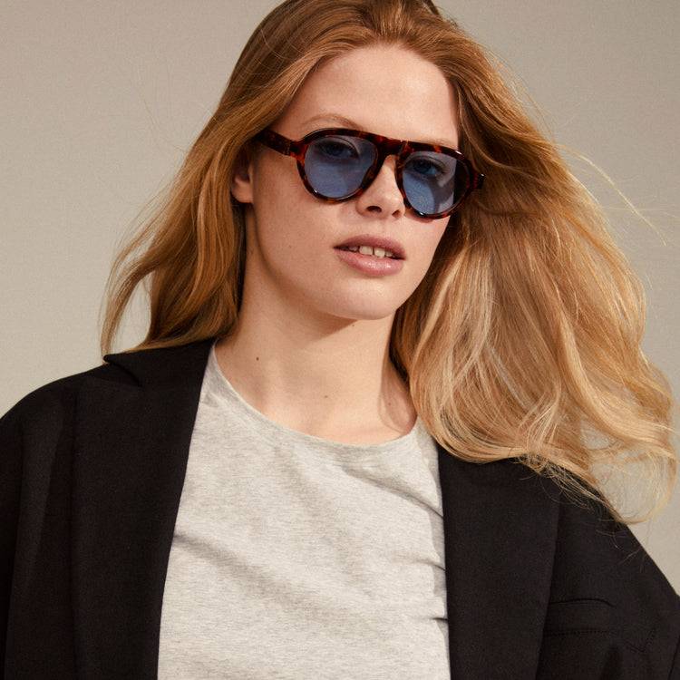 Pilgrim YARIL Recycelte Sonnenbrille Schildpatt-Braun Meist gekauft