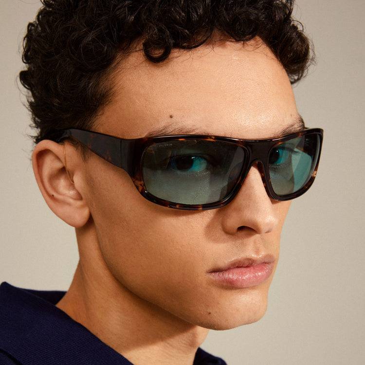 Pilgrim GERTRUD Sonnenbrille Schildpatt-Braun Blitzverkäufe