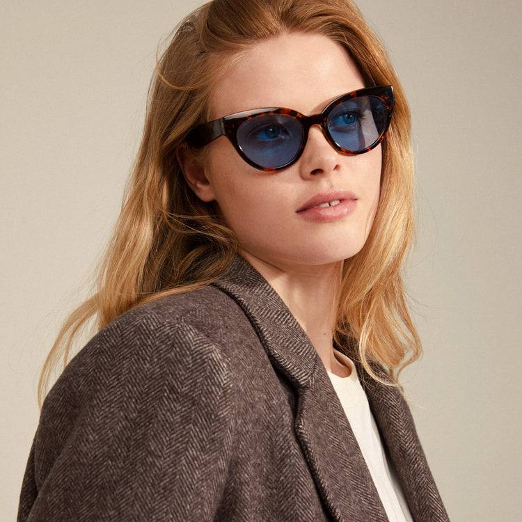 Pilgrim RAISA Recycelte Sonnenbrille Schildpatt-Braun Kostenloser Versand