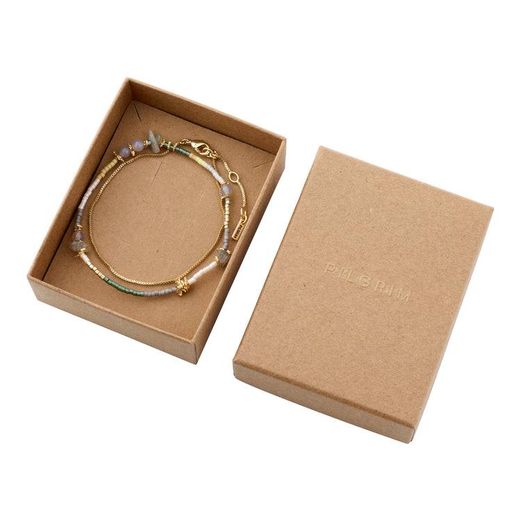 Pilgrim PIXIE Geschenkset, Armband 2-in-1-Set, vergoldet Exklusivangebot