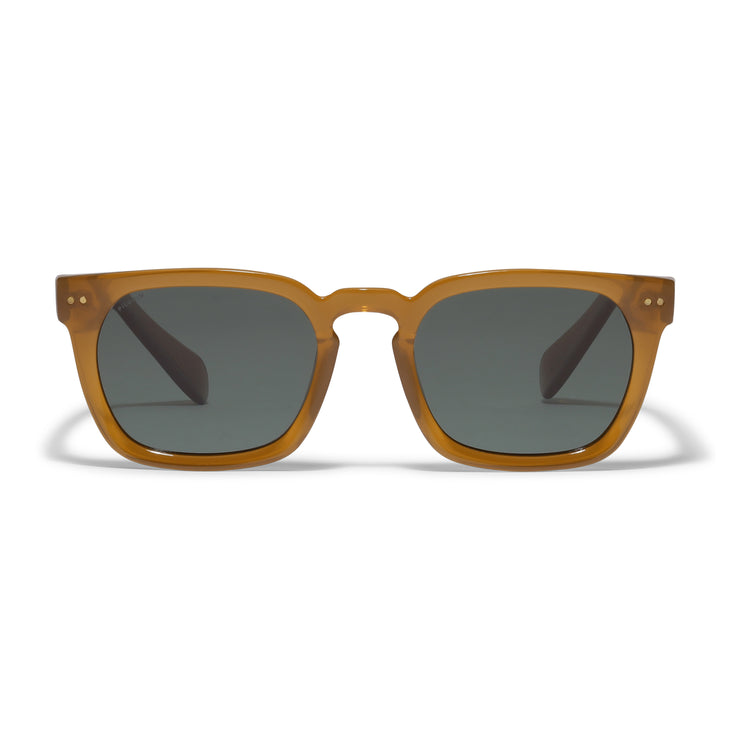 Pilgrim ELETTRA ikonische Retro-Sonnenbrille karamellbraun Clearance-Verkauf