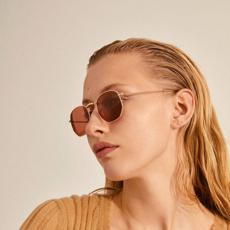 Pilgrim RYLAN Sonnenbrille Orange/Gold Online