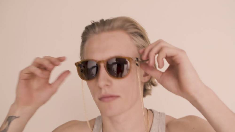 Pilgrim SAHARA Acetat Sonnenbrille hellbraun Outlet