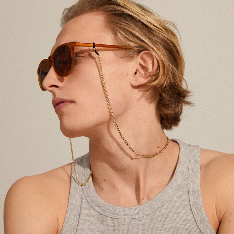 Pilgrim SAHARA Acetat Sonnenbrille hellbraun Outlet