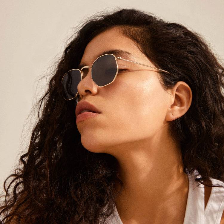 Pilgrim RYLAN Sonnenbrille Grau/Gold Angebote