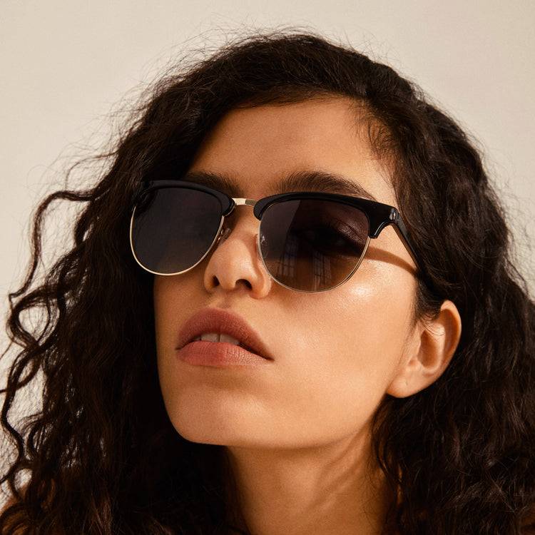 Pilgrim CHARLIE Sonnenbrille Schwarz/Gold Muttertagsangebot