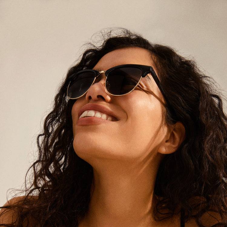 Pilgrim CHARLIE Sonnenbrille Schwarz/Gold Muttertagsangebot