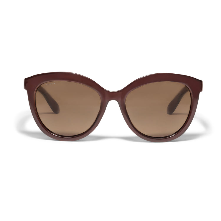 Pilgrim MARLENE recycelte Cat-Eye-Sonnenbrille braun Jubiläumsangebot