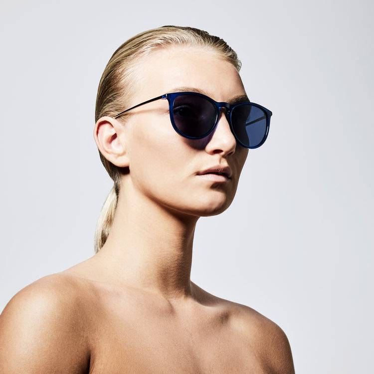 Pilgrim VANILLE Sonnenbrille dunkelblau/versilbert Online Outlet