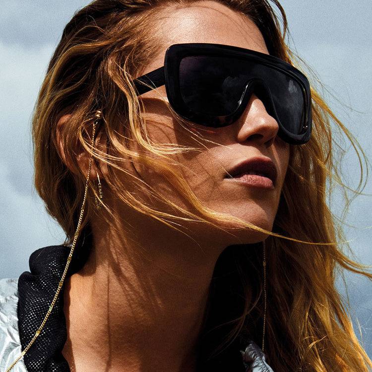 Pilgrim FIDELIA oversized Shield-Sonnenbrille, Schildpatt dunkel Neuheiten