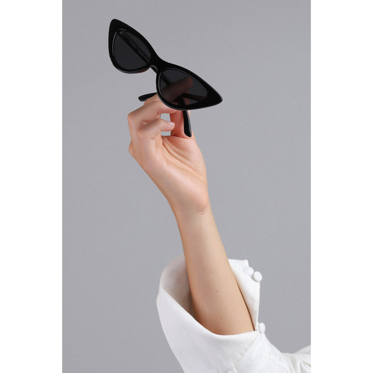 Pilgrim JOSELINE Cat-Eye-Sonnenbrille schwarz Flash Sale