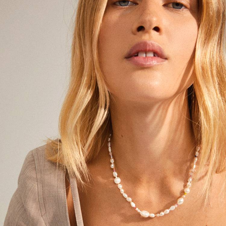 Pilgrim RAMONA freshwater pearl necklace gold-plated Riesige Ersparnisse