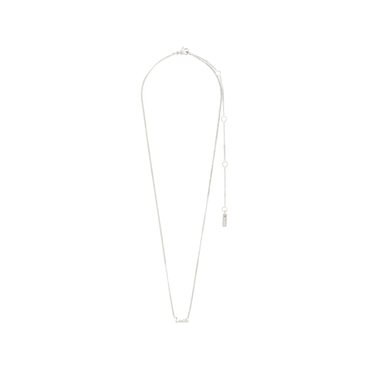 Pilgrim LUCK recycelte Halskette versilbert Fabrik Onlineshop