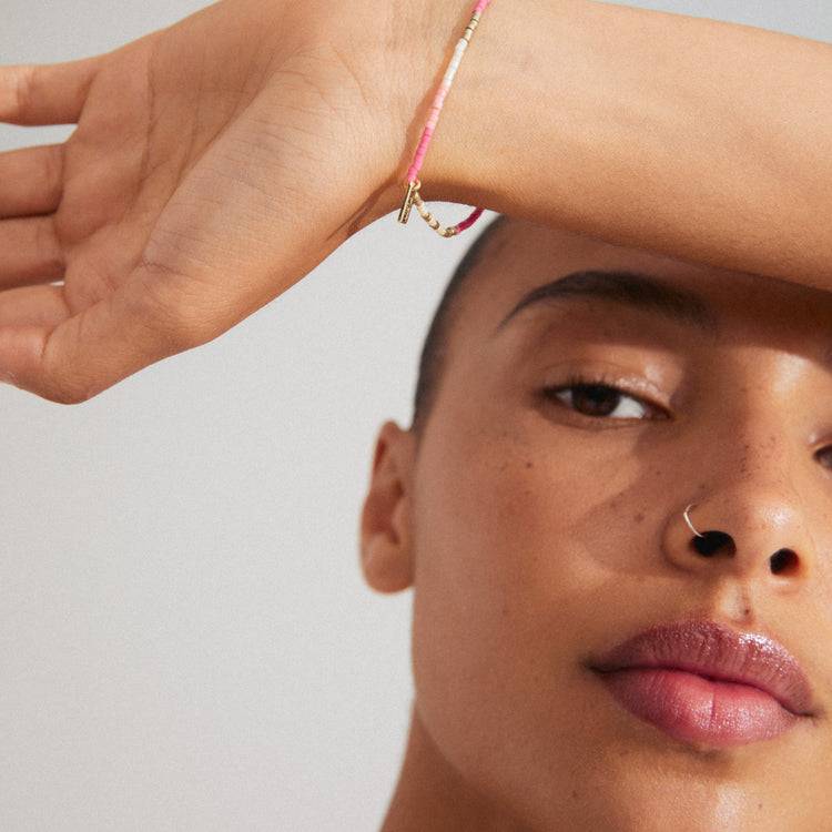 Pilgrim ALISON Armband pink, vergoldet Bis zu 65% Rabatt