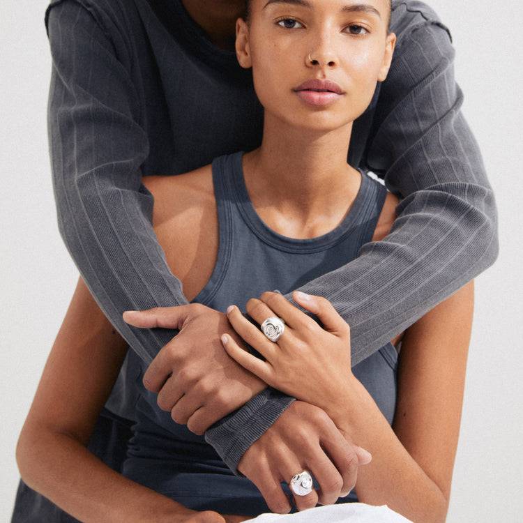 Pilgrim SEA recycelter Ring, versilbert Cyber Monday