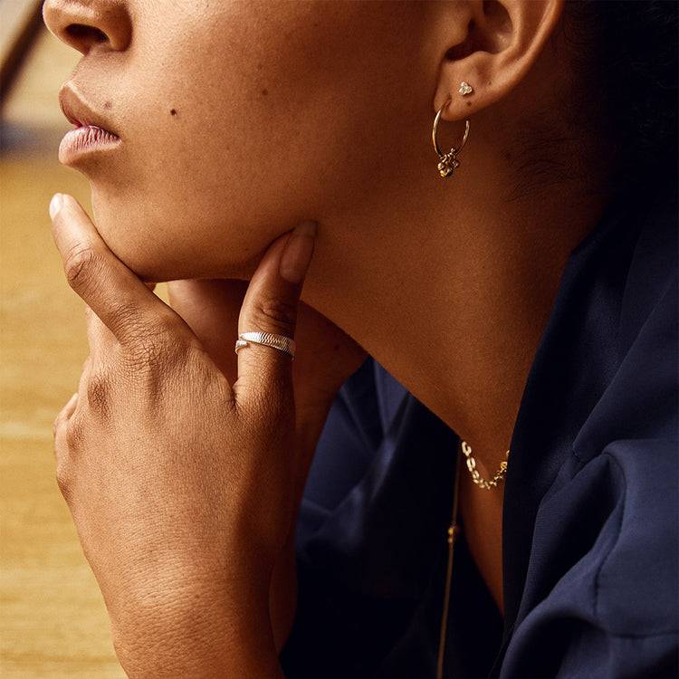 Pilgrim NOREEN recycelter Ring, versilbert Bis zu 55% Rabatt