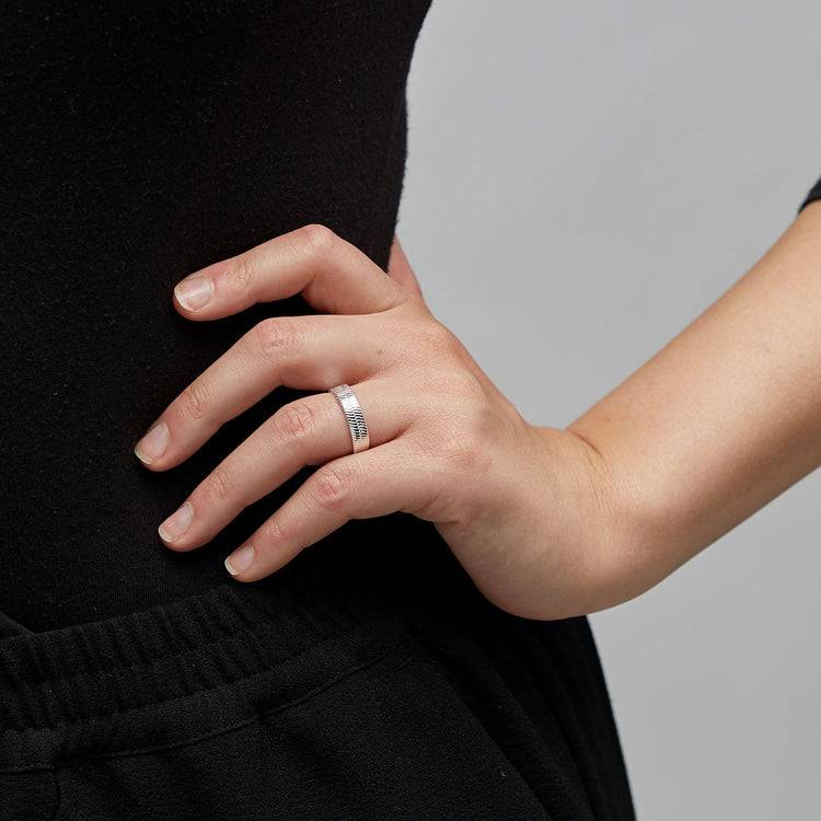Pilgrim NOREEN recycelter Ring, versilbert Bis zu 55% Rabatt