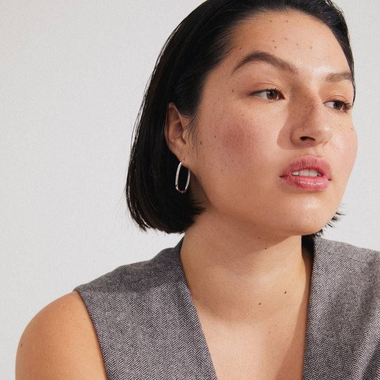 Pilgrim STAR recycelte Hoops versilbert Online