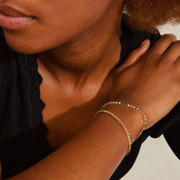 Pilgrim REIGN Armband, 2-in-1-Set, vergoldet Blitzverkäufe