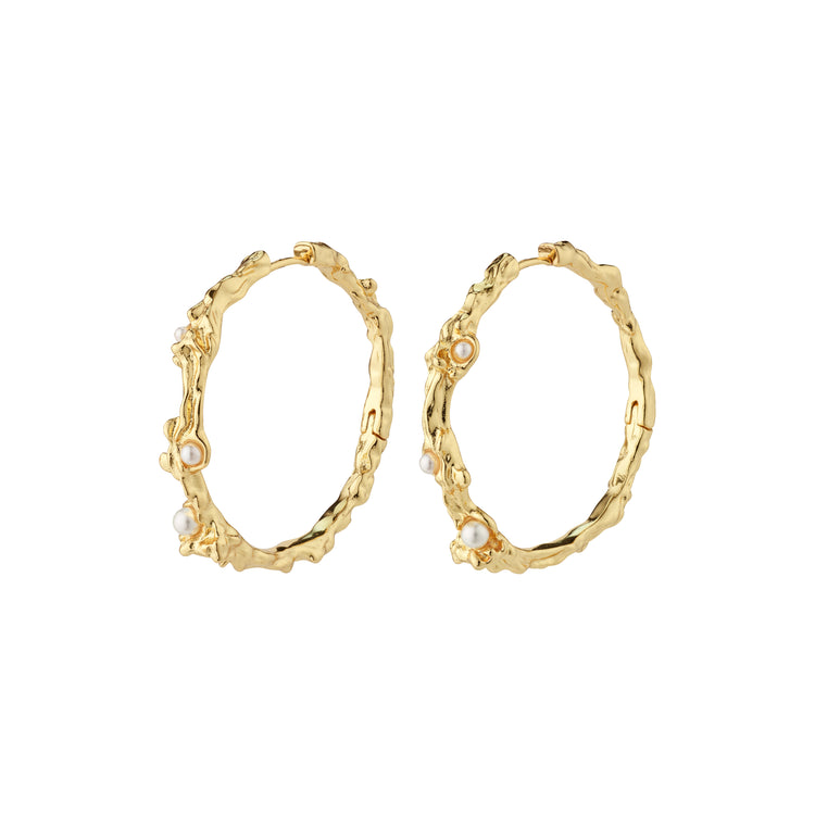 Pilgrim RAELYNN recycelte Hoops vergoldet Blitzangebot