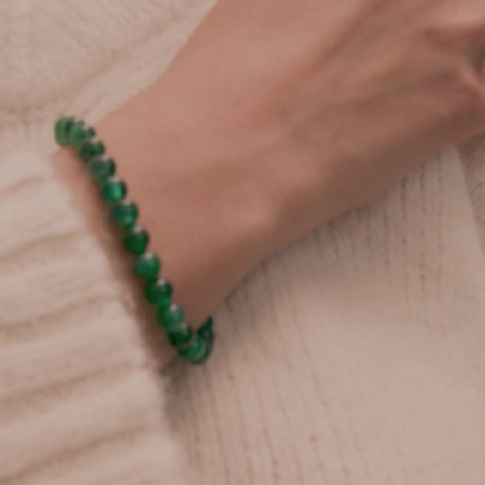 Pilgrim HEILSTEINE Armband mit grünem Achat Letzter Tag