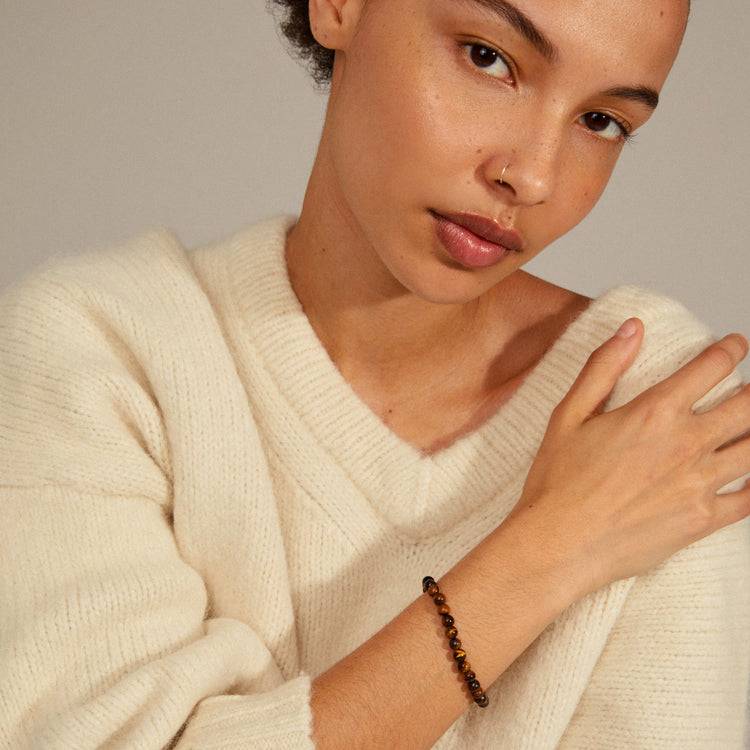 Pilgrim HEILSTEINE Armband mit Tigerauge Bis zu 50% Rabatt