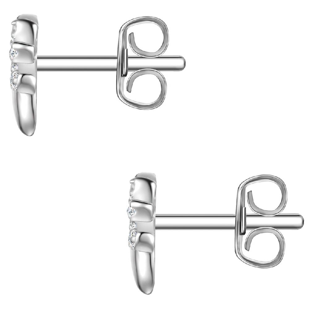 ﻿Rafaela Donata Ohrstecker Sterling Silber Zirkonia weiß Online Outlet