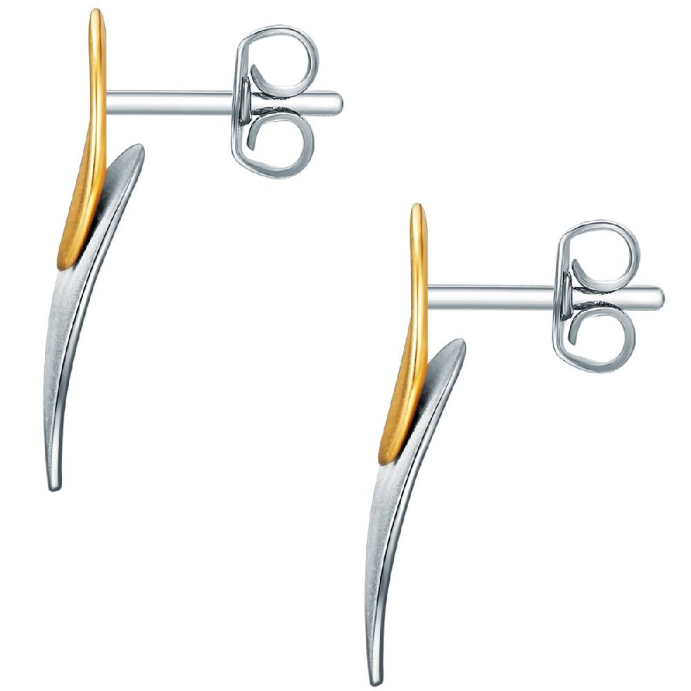 Rafaela Donata Ohrstecker Sterling Silber bicolor Kauf eins, bekomm eins gratis