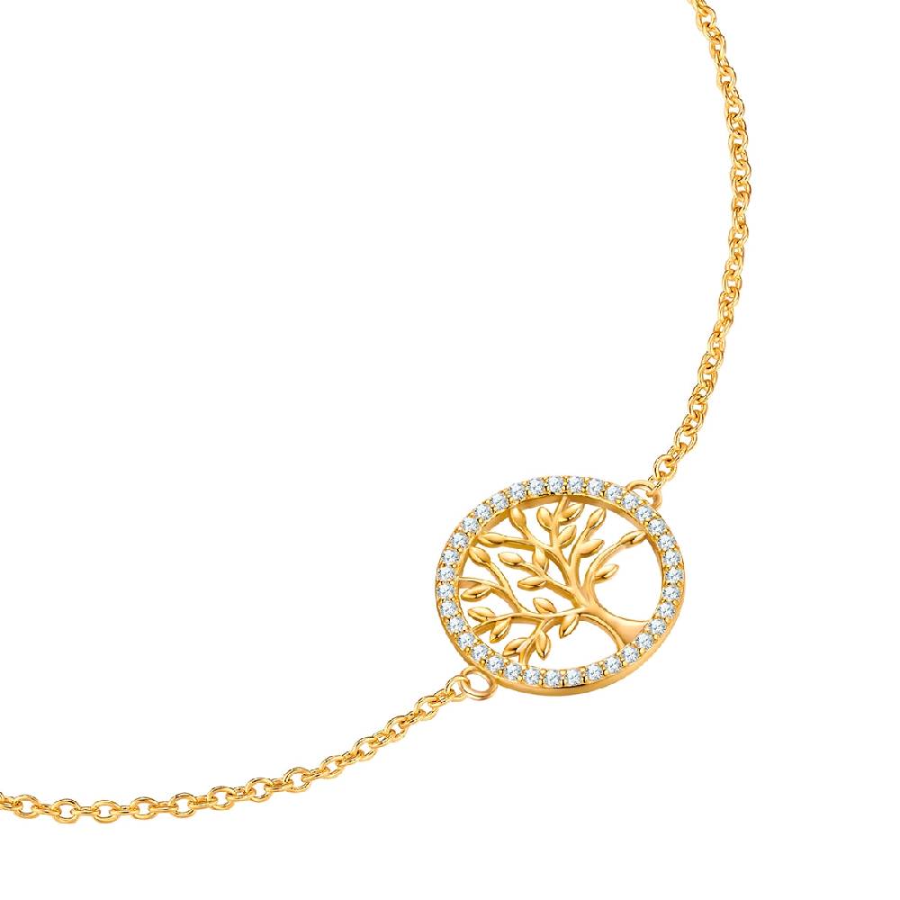 Rafaela Donata Armband Sterling Silber gelbgold Zirkonia weiß Bis zu 60% Rabatt