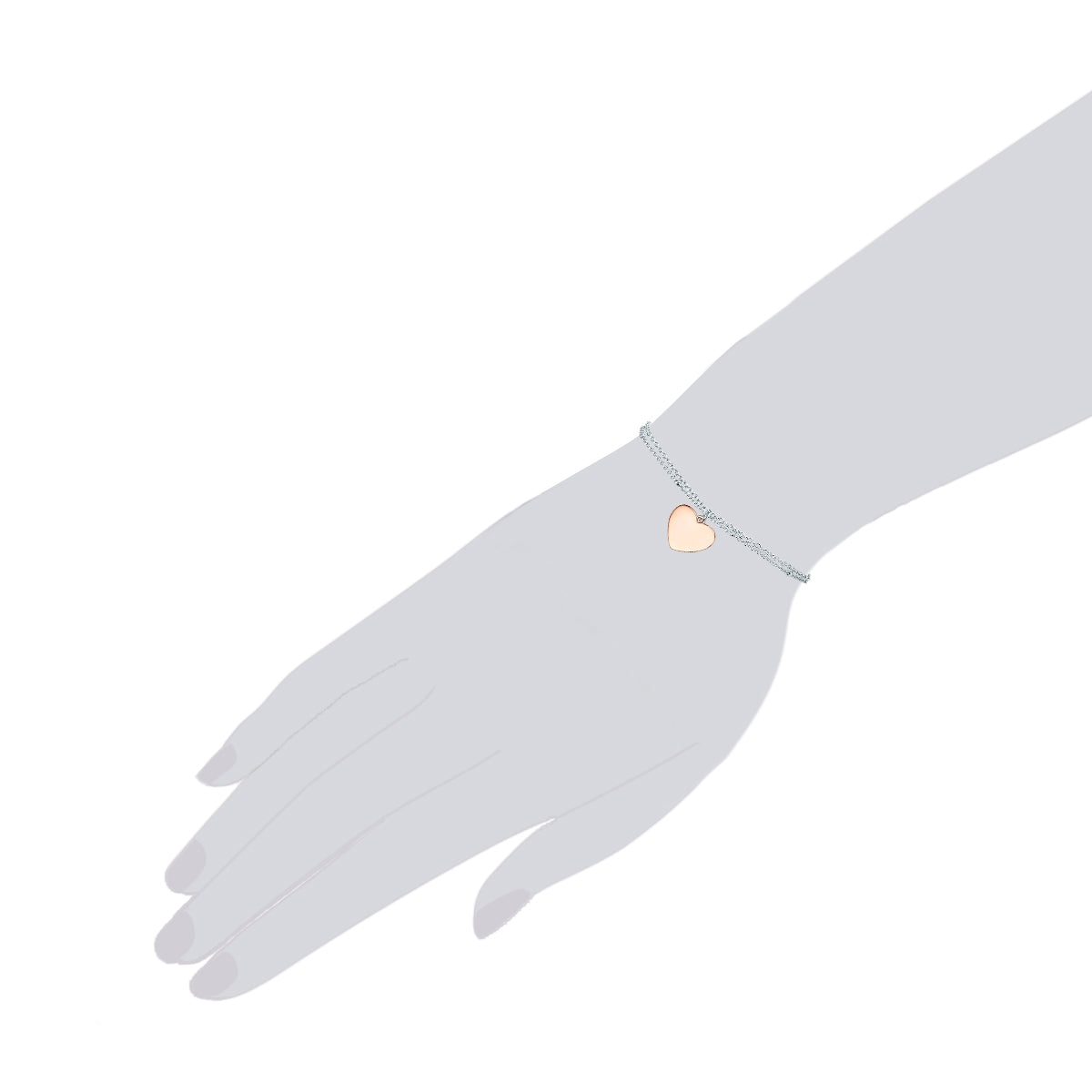 Rafaela Donata Armband Sterling Silber bi-Color Super Rabatt