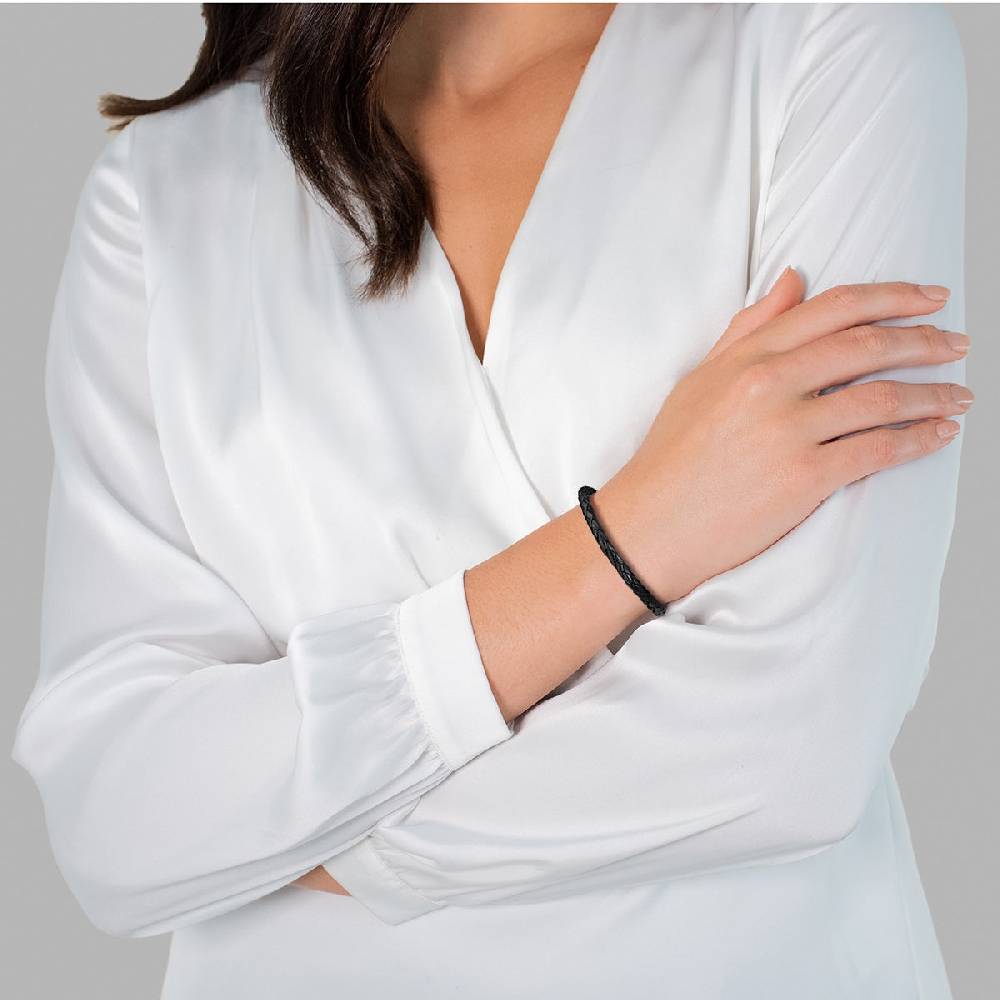Rafaela Donata Armband schwarz Speichern exportieren