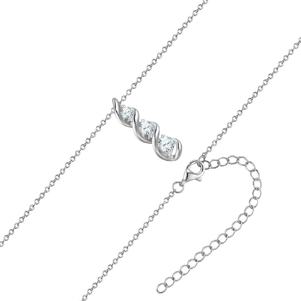 Rafaela Donata Kette mit Anhänger Sterling Silber Zirkonia weiß Rabatt