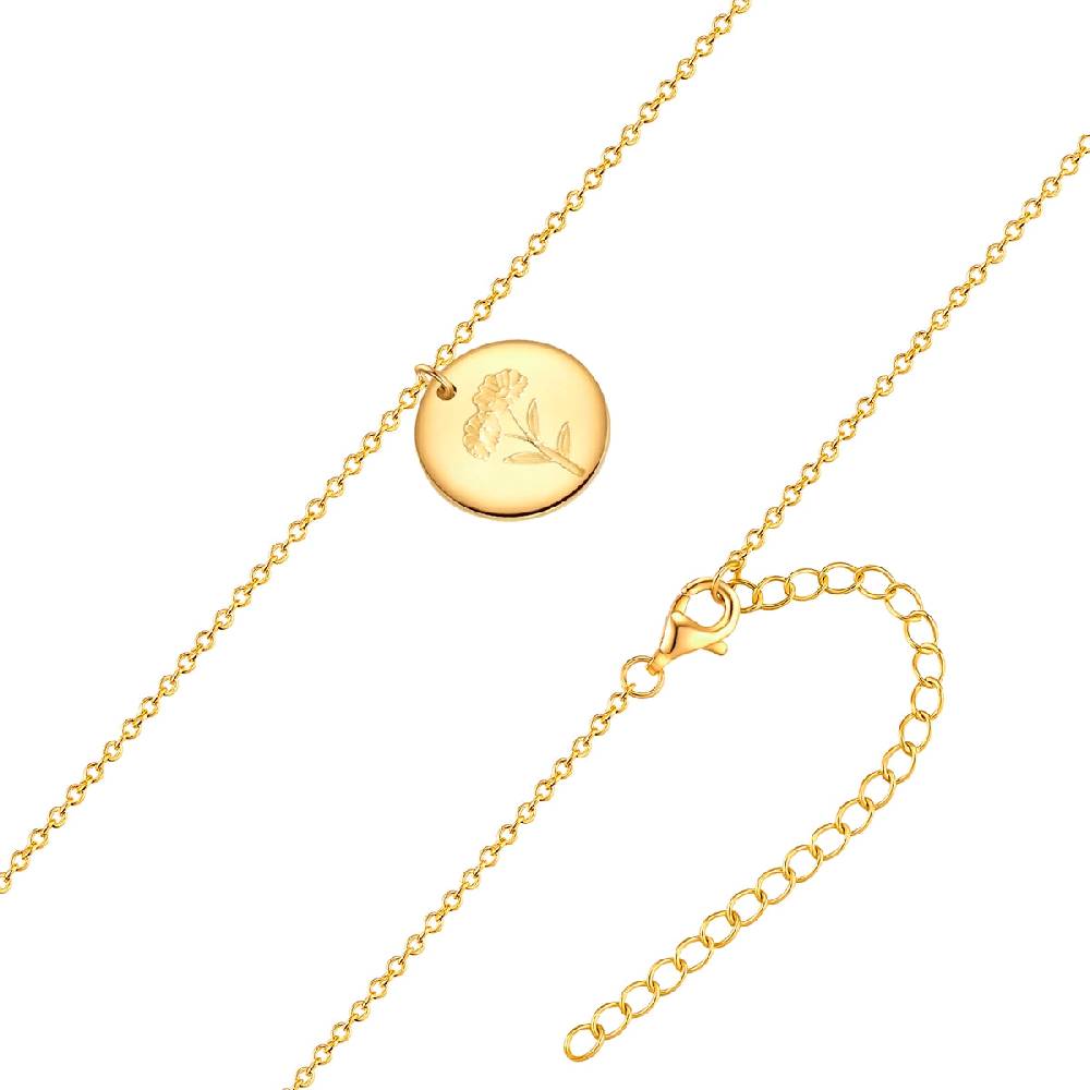 Rafaela Donata Kette mit Anhänger Sterling Silber gelbgold Günstig kaufen