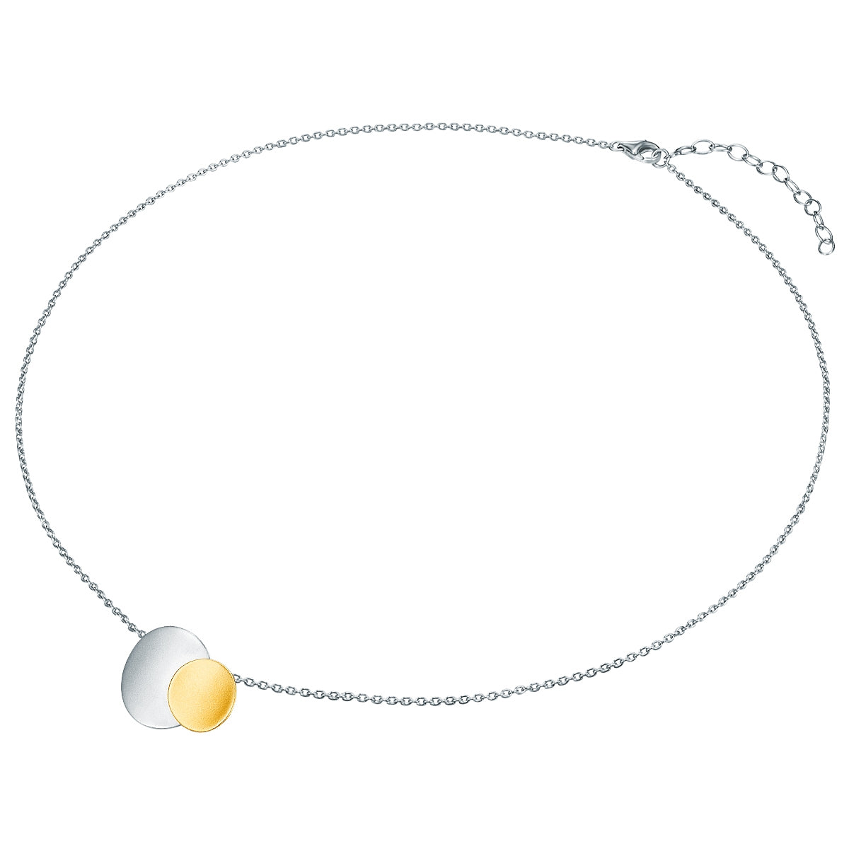 Rafaela Donata Kette mit Anhänger Sterling Silber bicolor Saisonschlussverkauf