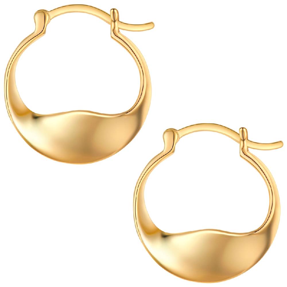 Rafaela Donata Creolen Sterling Silber gelbgold Top Angebot